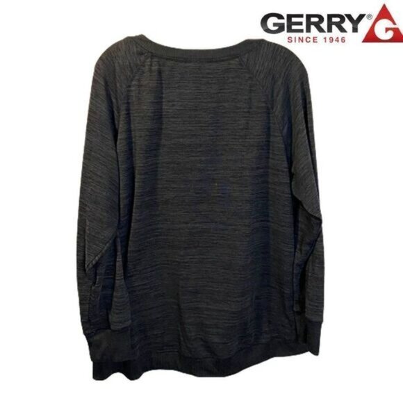 Gerry Journey Women's Soft and Stretchy‎ Jersey Knit Asymmetrical Zip Neck - Picture 3 of 4